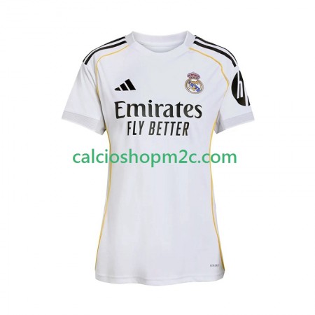 Real Madrid Donna Maglia Prima 2025/2026 Manica Corta